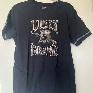 Lucky Brand Gray Graphic Tee for Men